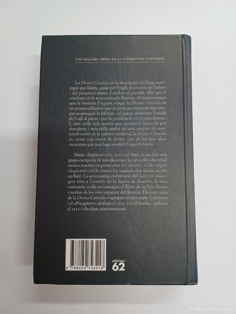 Libros de segunda mano: ALIGHIERI, DANTE. DIVINA COM&Egrave;DIA. EDICIONS 62 - Foto 2