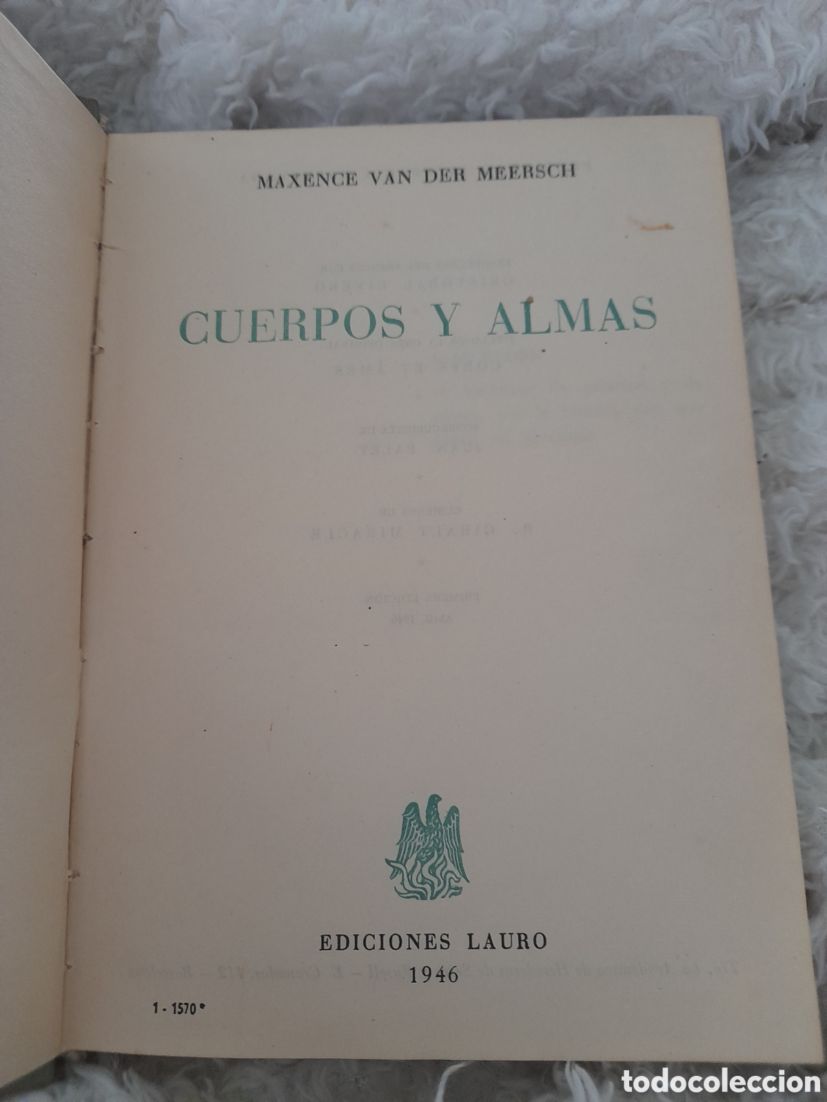 Libros de segunda mano: Cuerpos y almas. Maxence Van Der Meersch - Foto 2