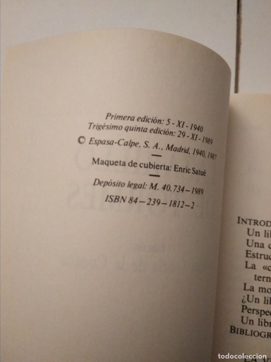 Libros de segunda mano: Libro Lazarillo de Tormes 1989 Austral Espasa Calpe - Foto 5