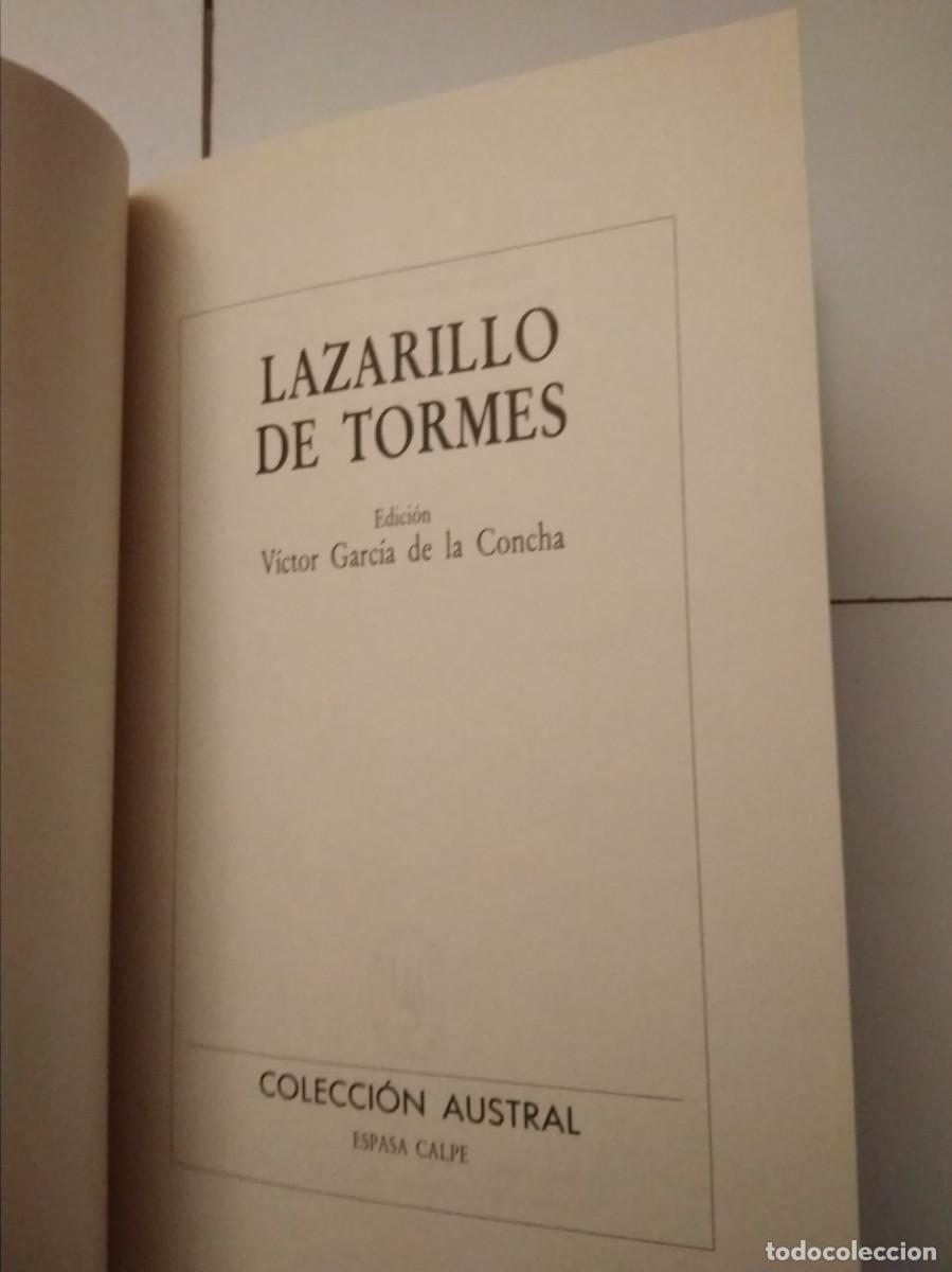 Libros de segunda mano: Libro Lazarillo de Tormes 1989 Austral Espasa Calpe - Foto 6