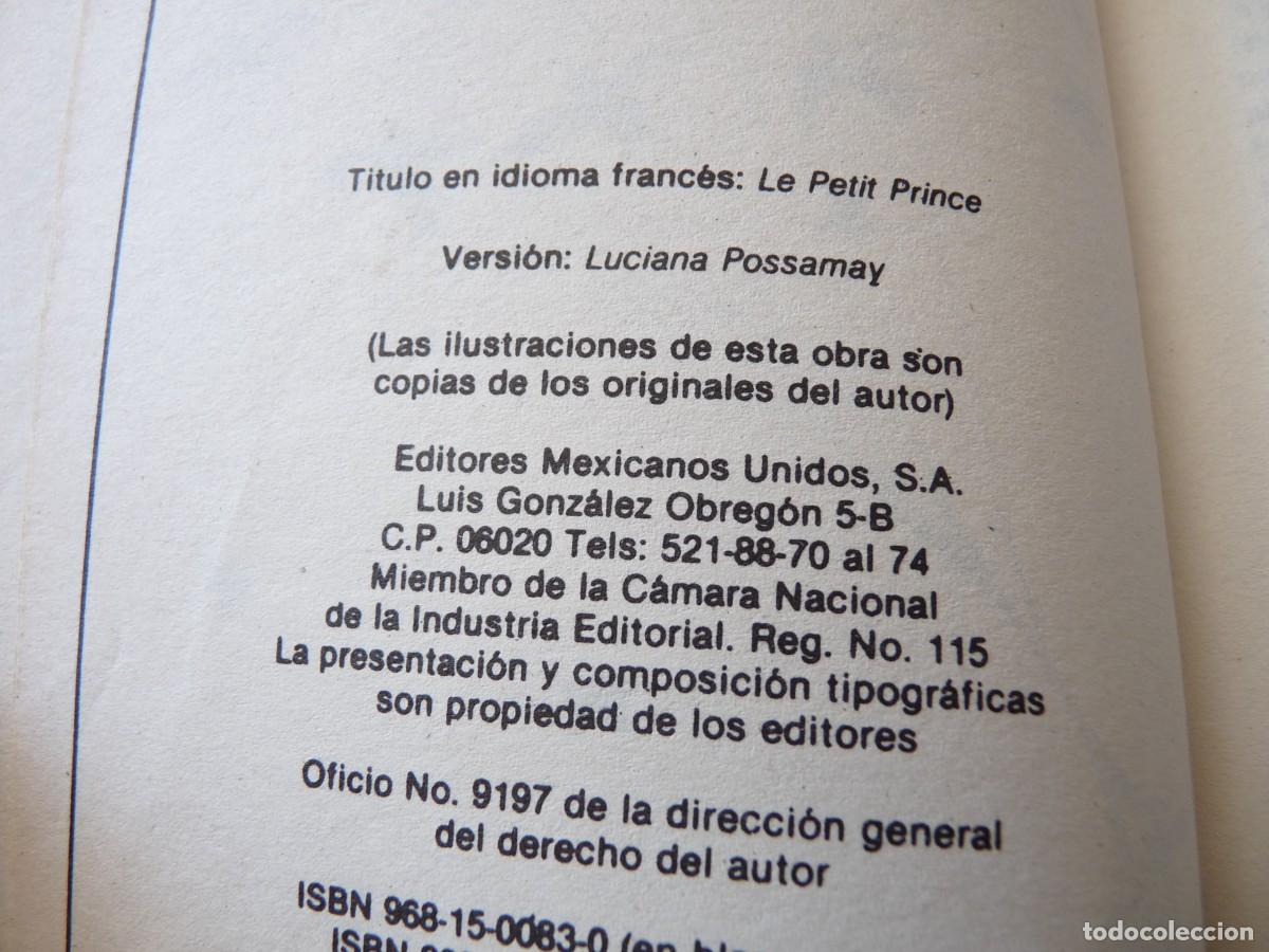 Libros de segunda mano: EL PRINCIPITO de A. DE SAINT-EXUP&Eacute;RY REF:3-177 - Foto 3