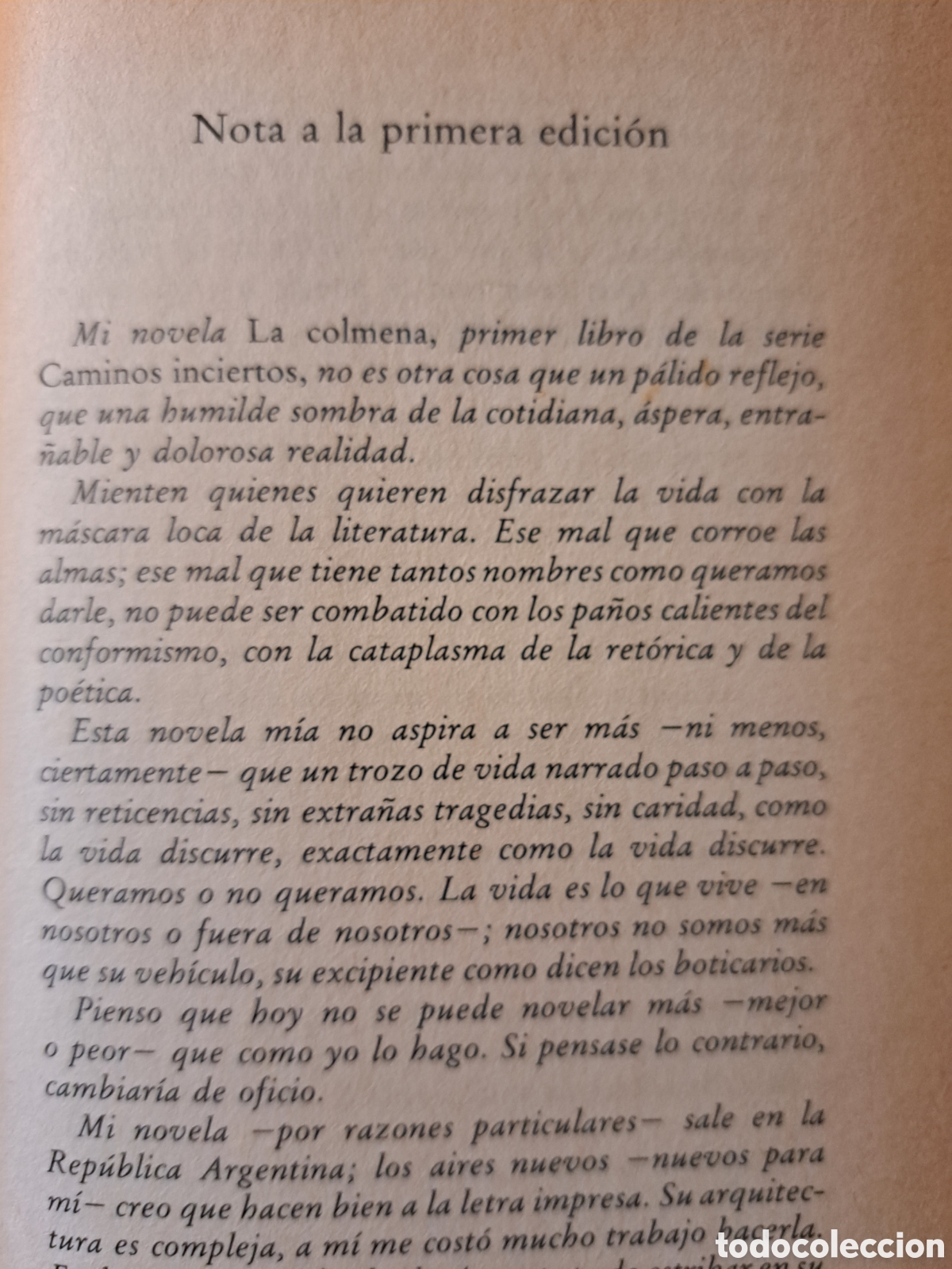 Libros de segunda mano: La colmena Camilo Jos&eacute; Cela 1983 - Foto 2