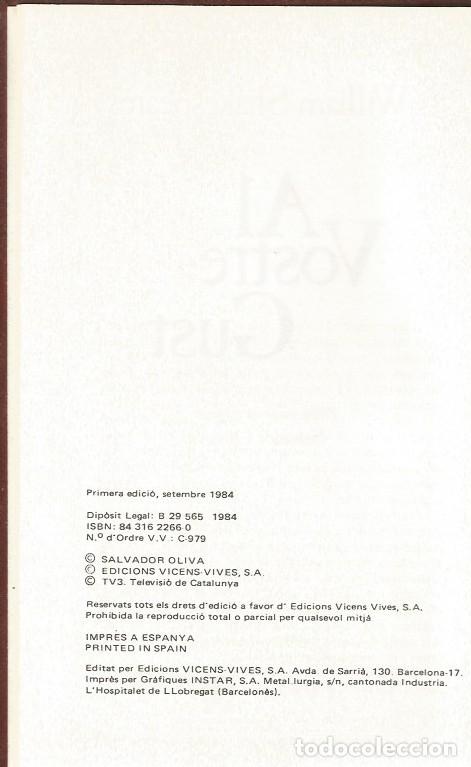 Libros de segunda mano: AL VOSTRE GUST - WILLIAM SHAKESPEARE - Foto 3