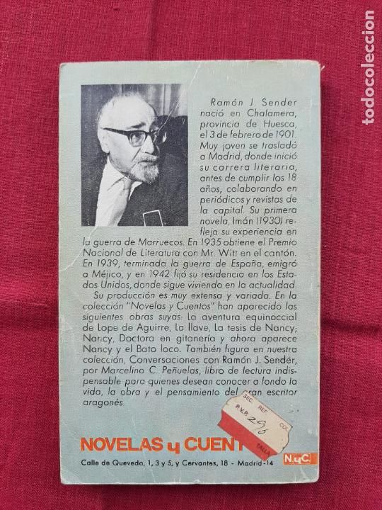 Libros de segunda mano: Nancy y el Bato loco - Sender, Ram&oacute;n Jos&eacute; - Foto 2