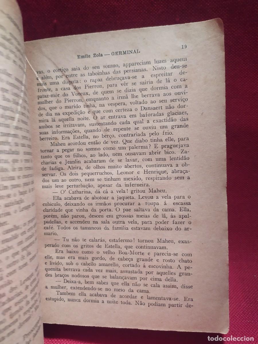 Libros de segunda mano: Germinal. Emilio Zola. R&iacute;o de Janeiro. - Foto 4