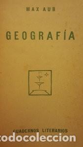 Libros de segunda mano: Geograf&iacute;a, de Max Aub - Foto 1