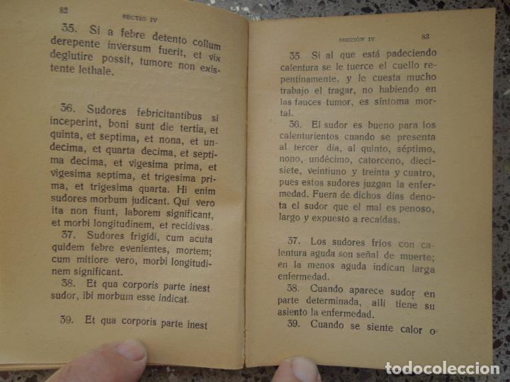 Libros de segunda mano: AFORISMOS DE HIP&Oacute;CRATES - EDITORIAL PUBUL 1923. - Foto 2