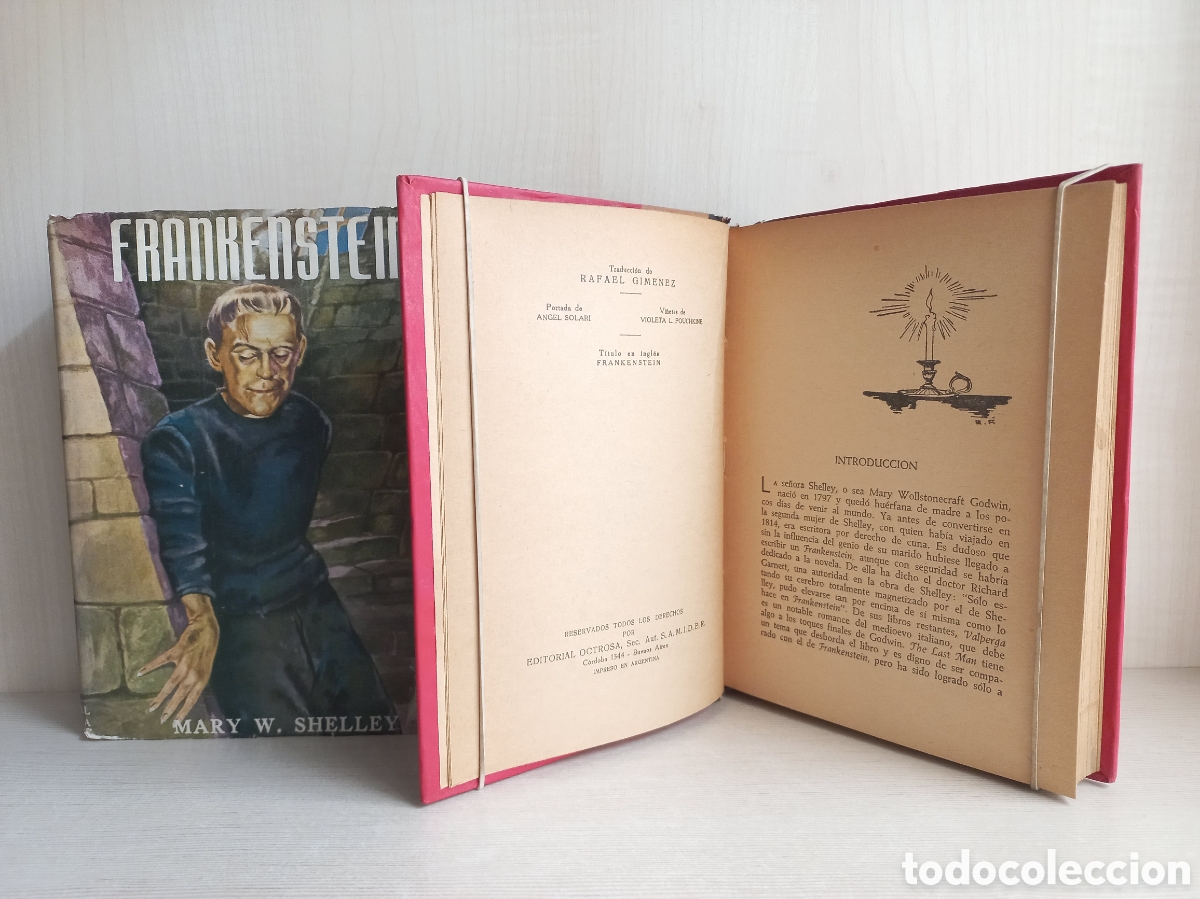 Libros de segunda mano: Frankenstein. Mary Shelley. Editorial Octrosa, 1945. Buenos Aires. - Foto 6