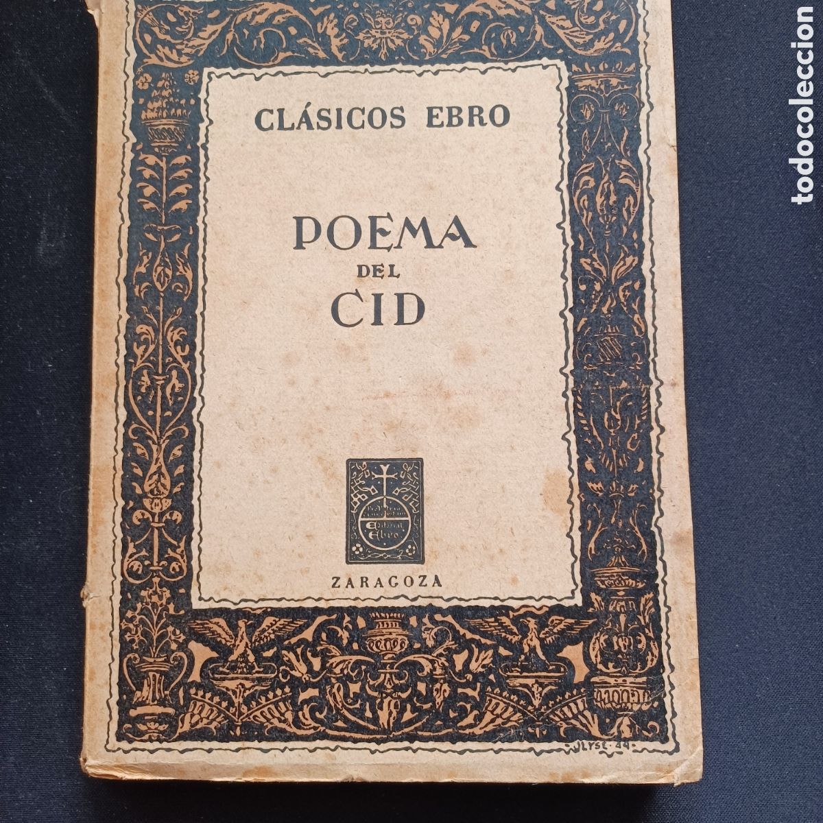 Libros de segunda mano: POEMA DEL CID -CLASICOS EBRO-1953 - Foto 1