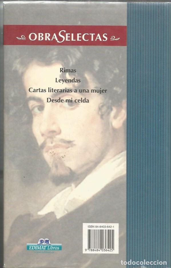 Libros de segunda mano: OBRAS SELECTAS - GUSTAVO ADOLFO BECQUER - Foto 2