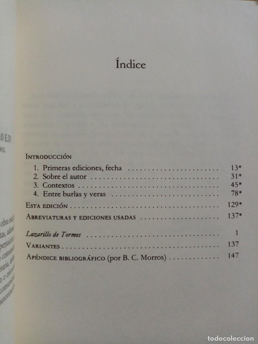 Libros de segunda mano: LAZARILLO DE TORMES - Foto 7