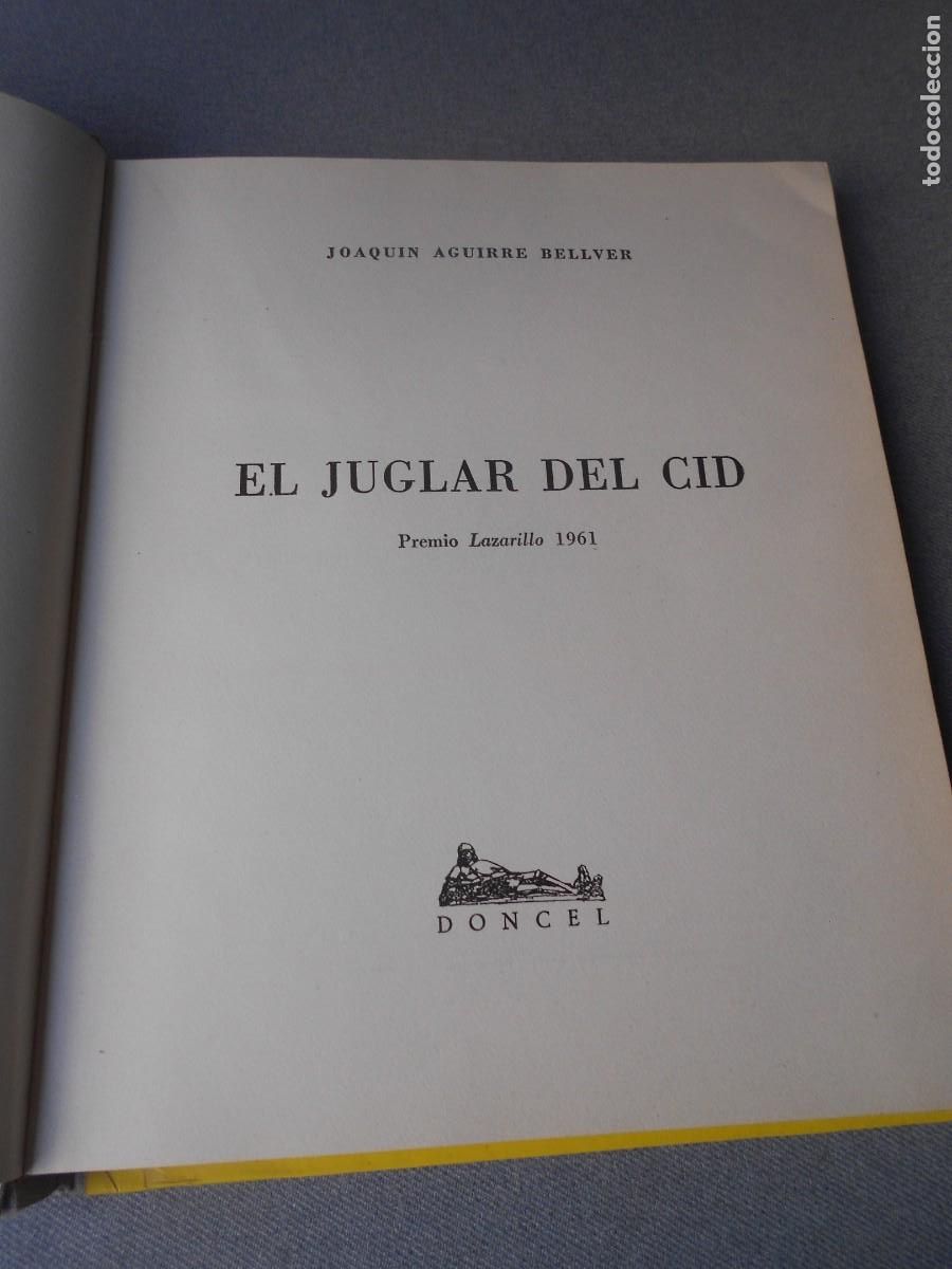 Libros de segunda mano: EL JUGLAR DEL CID. - Foto 2