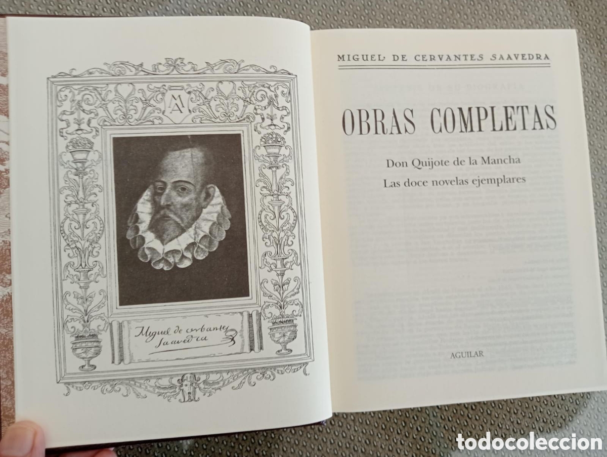 Libros de segunda mano: Miguel de Cervantes. Obras completas I. - Foto 3