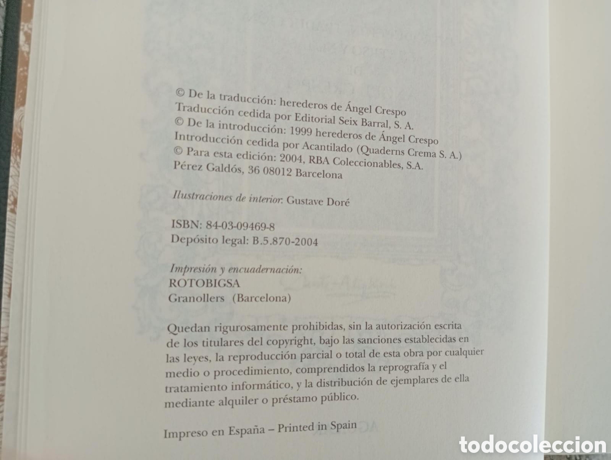 Libros de segunda mano: Dante Alighieri. Obras completas I. - Foto 4