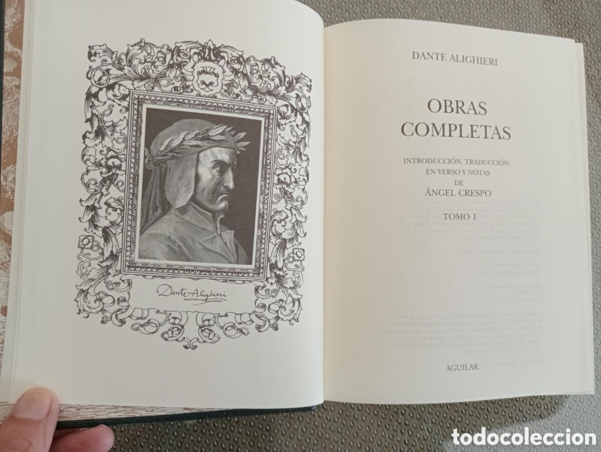 Libros de segunda mano: Dante Alighieri. Obras completas I. - Foto 5