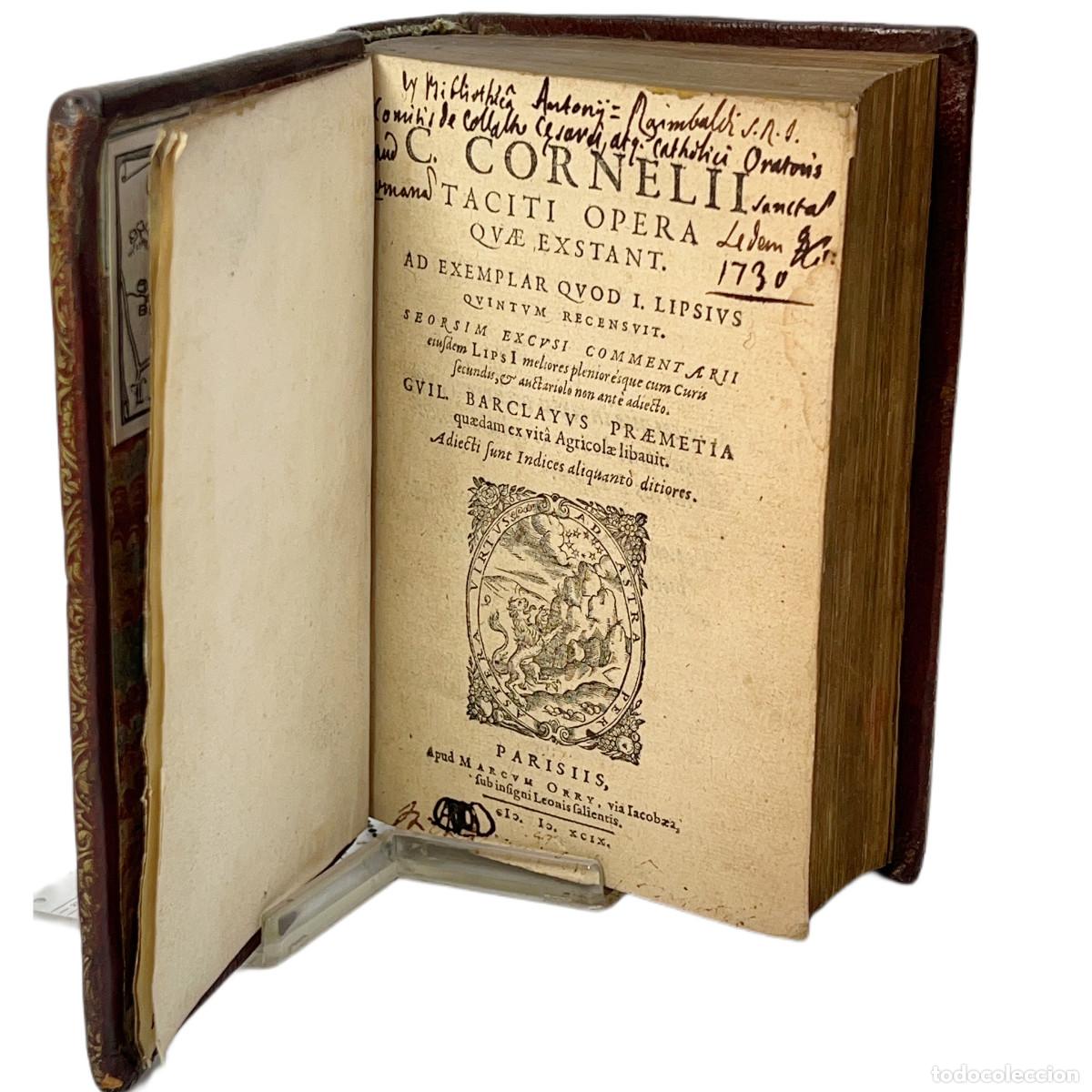 Libros de segunda mano: CORNELIO TACITO - OBRAS (ENCUADERNACI&Oacute;N DE LUJO) - 1599 - Foto 4