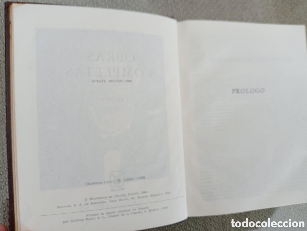 Libros de segunda mano: Armando Palacio Vald&eacute;s. Obras completas I. - Foto 4