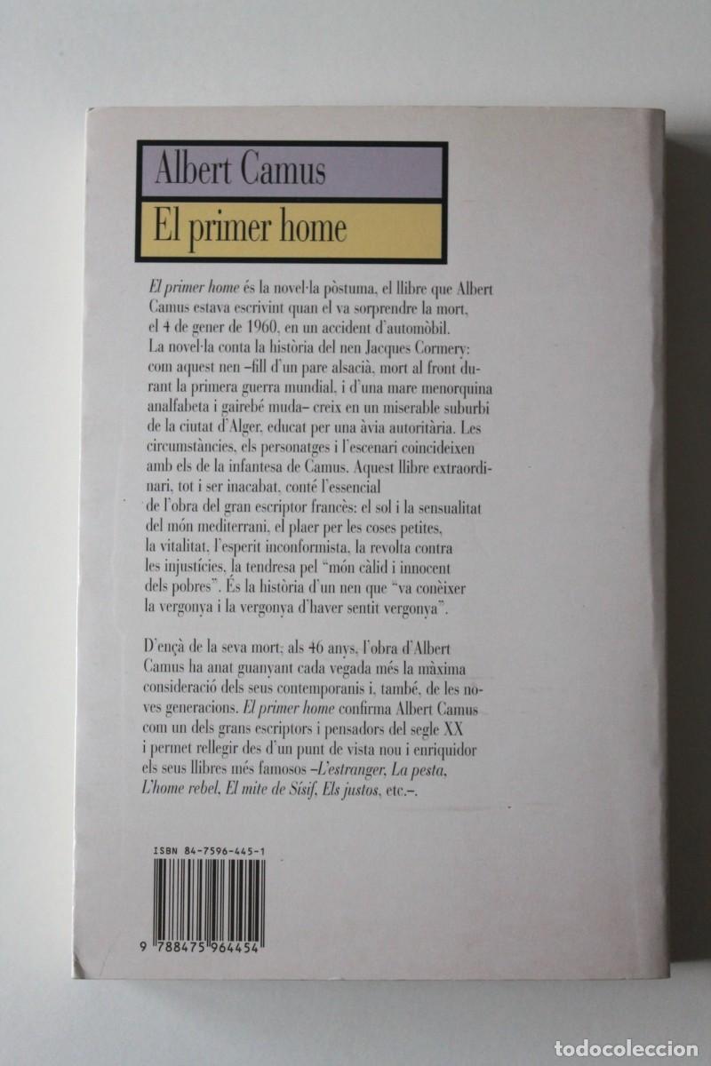 Libros de segunda mano: Albert Camus - El primer home - Emp&uacute;ries - Foto 3