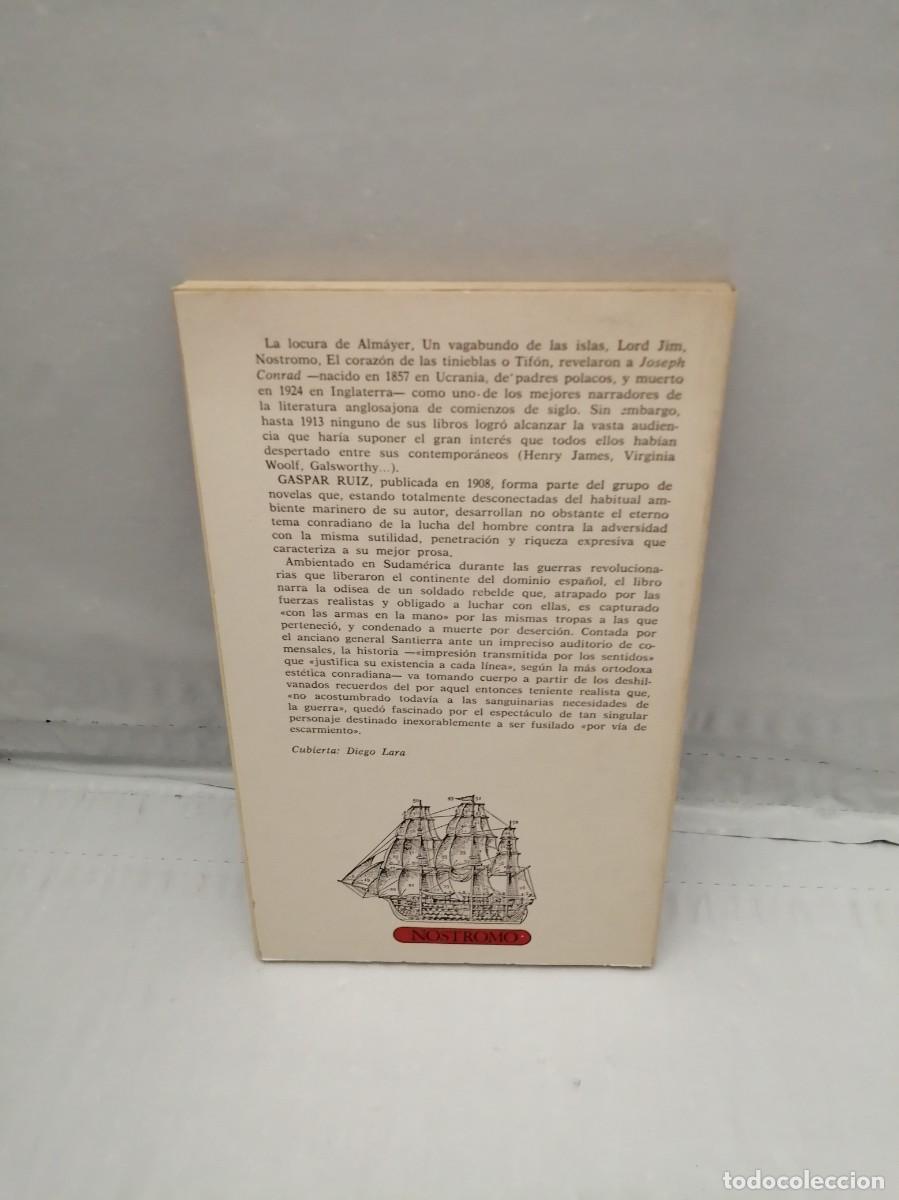 Libros de segunda mano: Gaspar Ruiz (Primera edici&oacute;n, Nostromo) - Foto 2
