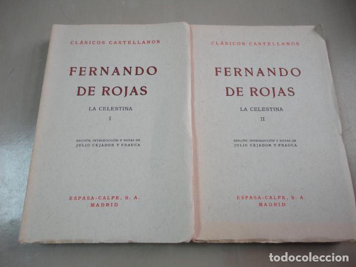Libros de segunda mano: La Celestina (Fernando de Rojas). 2 tomos - F4 - Foto 1