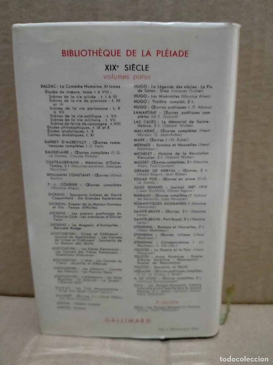 Libros de segunda mano: SAINTE-BEUVE. OEUVRES (TOMO I). GALLIMARD - Foto 8
