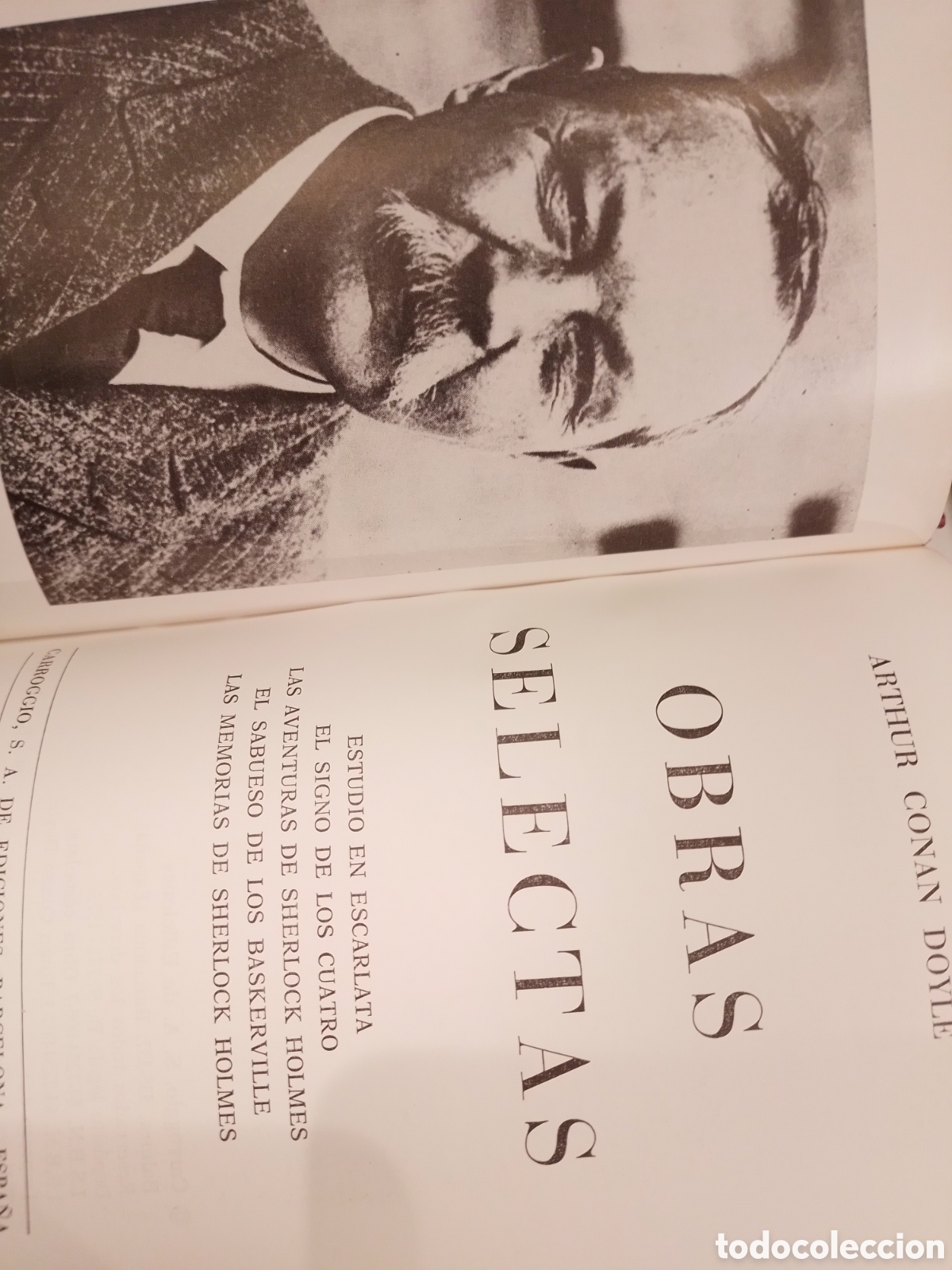 Libros de segunda mano: ARTHUR CONAN DOYLE, OBRAS SELECTAS, CARROGGIO, 1973 - Foto 2