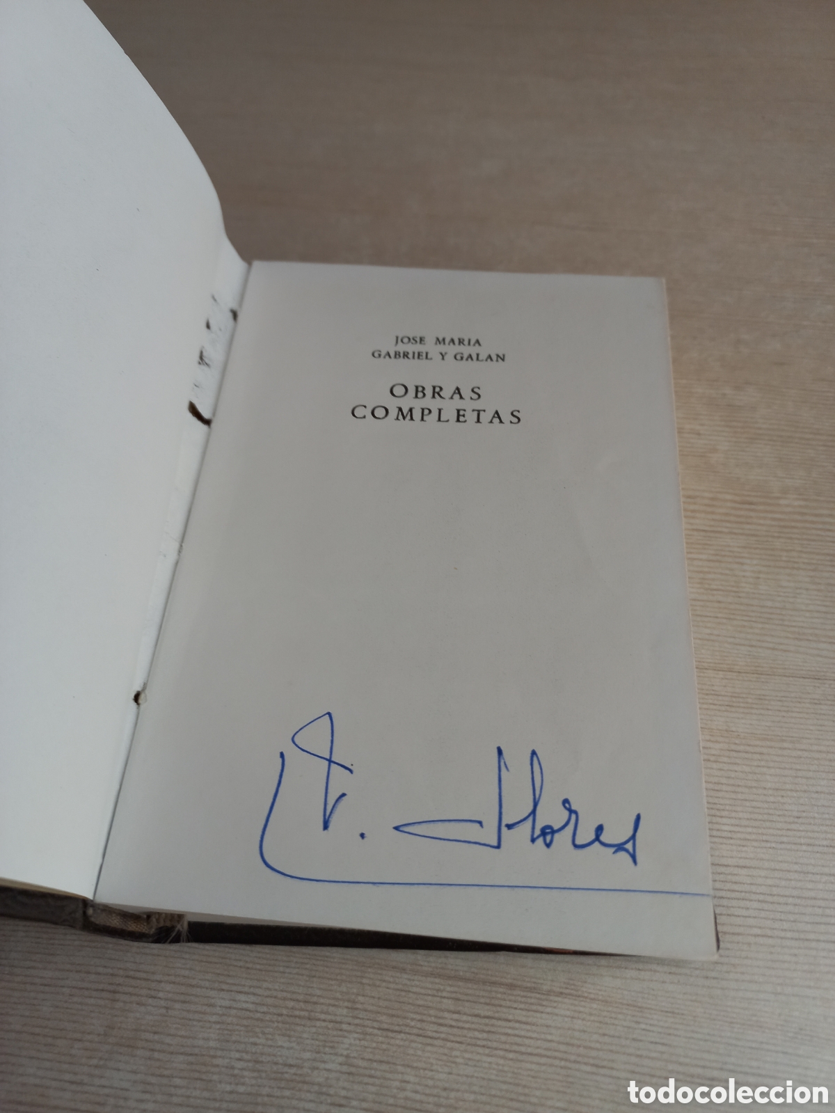 Libros de segunda mano: Obras Completas Gabriel y Gal&aacute;n. Aguilar, colecci&oacute;n Joya, 1973. - Foto 4