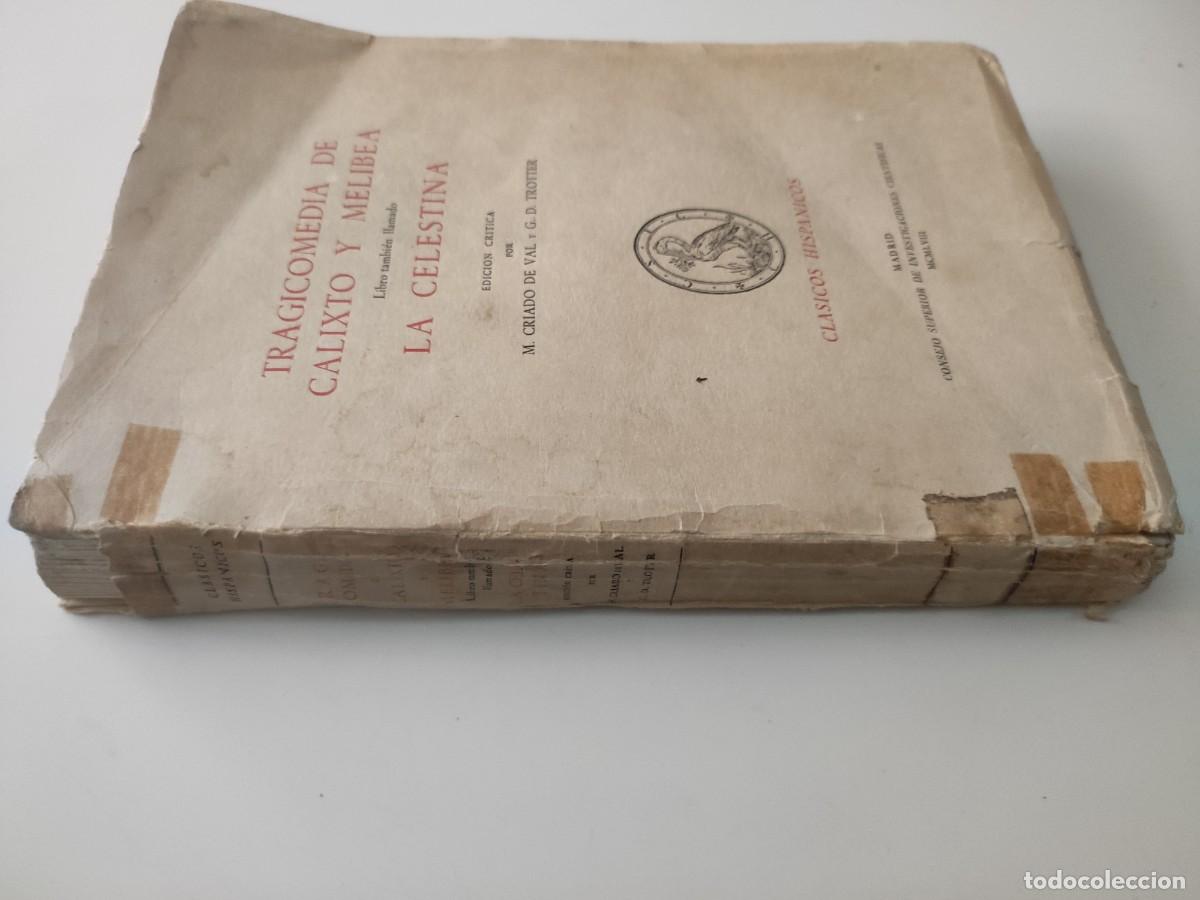 Libros de segunda mano: Tragicomedia de Calixto y Melibea. La Celestina. 1958 - Foto 3