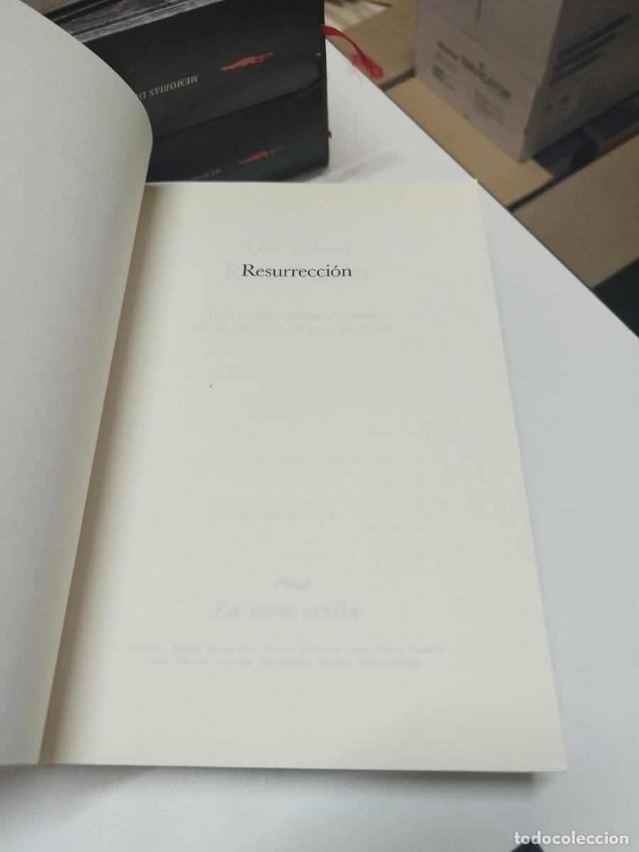 Libros de segunda mano: Resurreccion. Lev Tolstoi. La otra orilla. - Foto 2