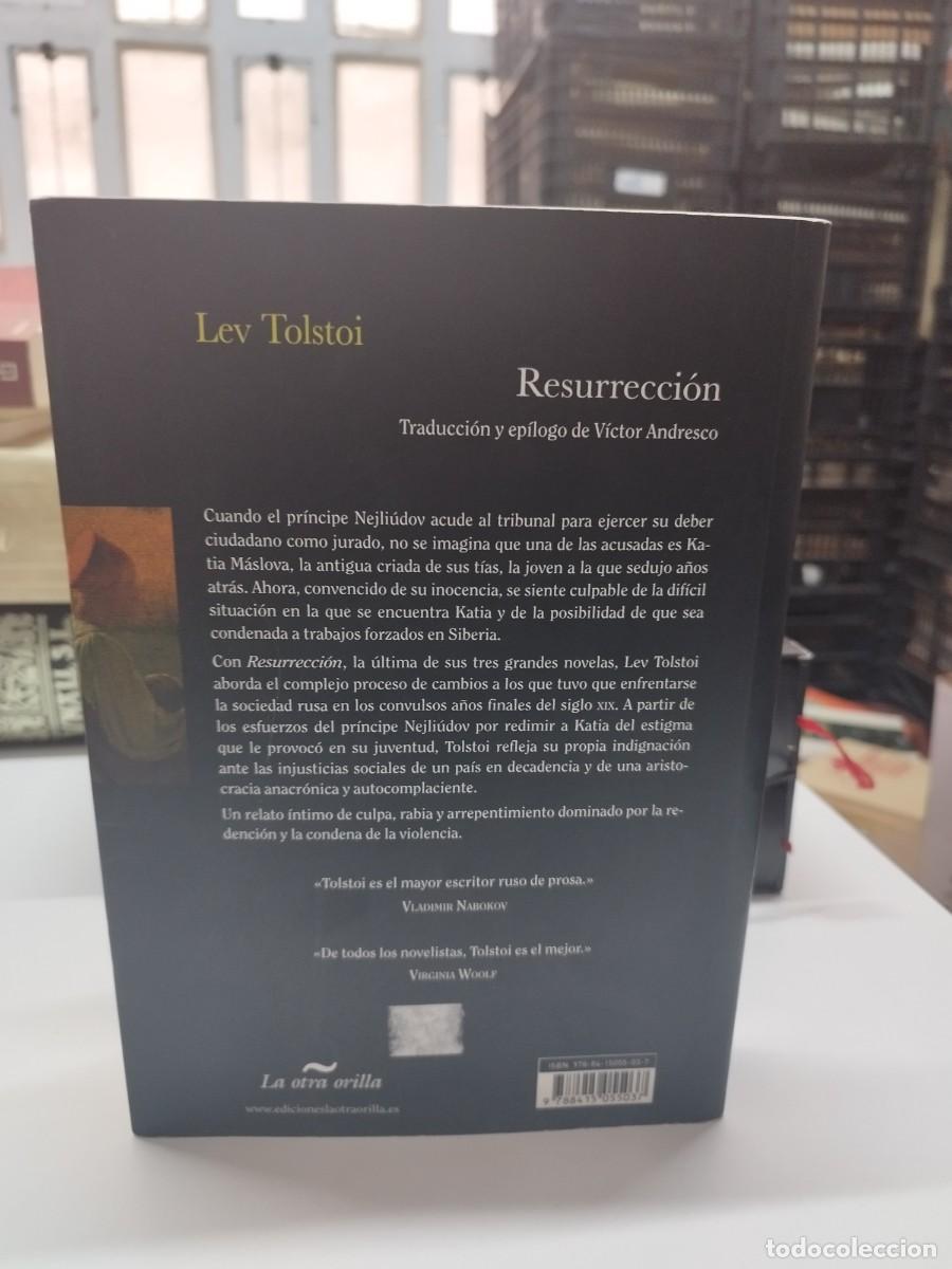 Libros de segunda mano: Resurreccion. Lev Tolstoi. La otra orilla. - Foto 8