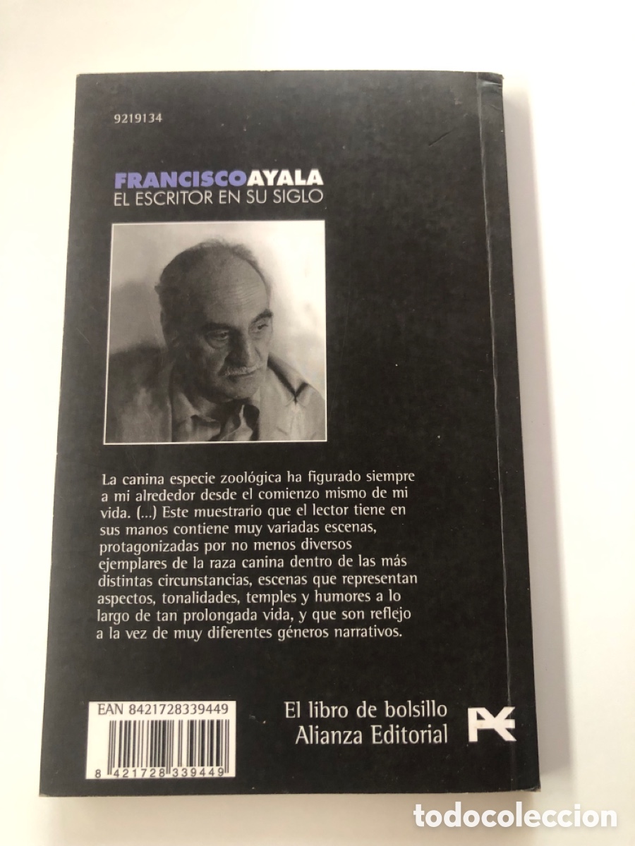 Libros de segunda mano: FRANCISCO AYALA VIDA DE PERROS LIBRO DE BOLSILLO - Foto 2