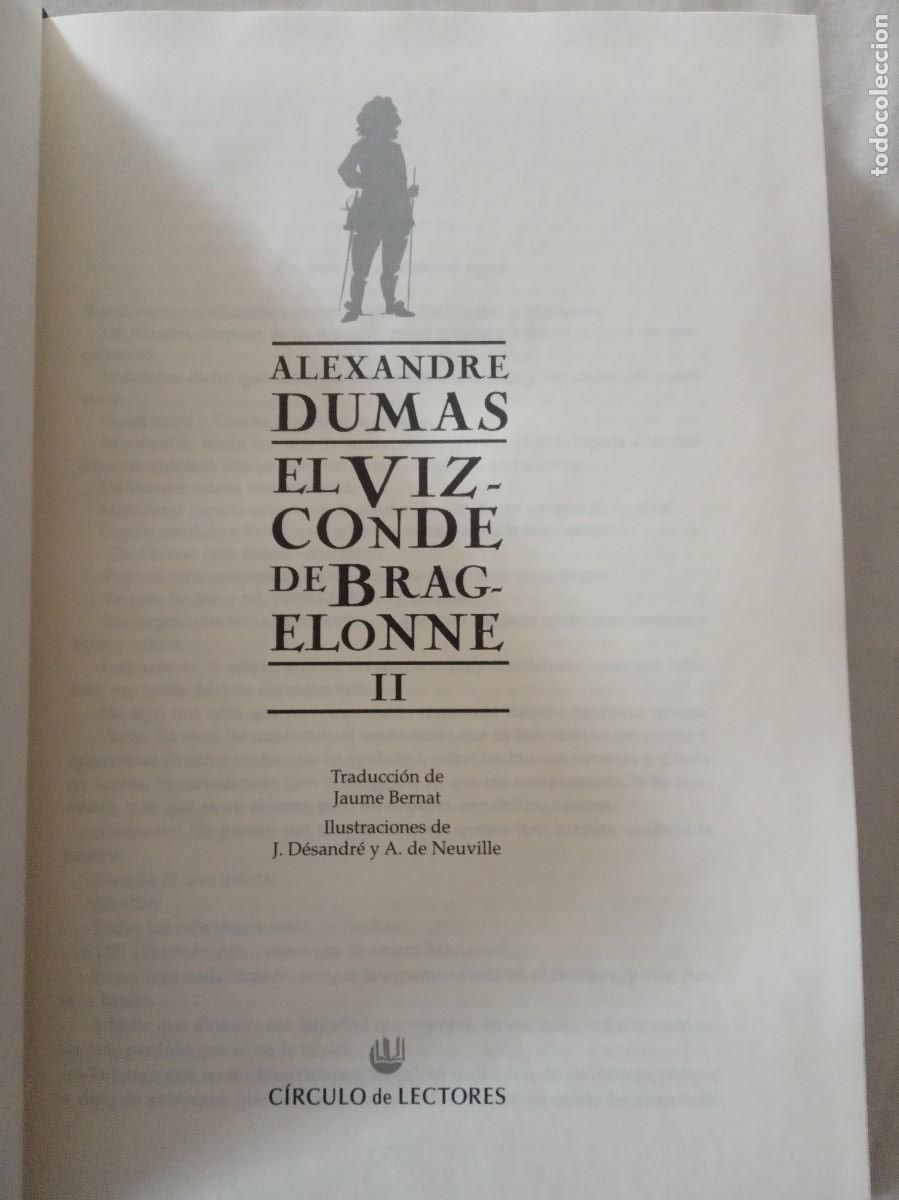 Libros de segunda mano: EL VIZCONDE DE BRAGELONNE. 3 TOMOS.- Alejandro Dumas. - Foto 5