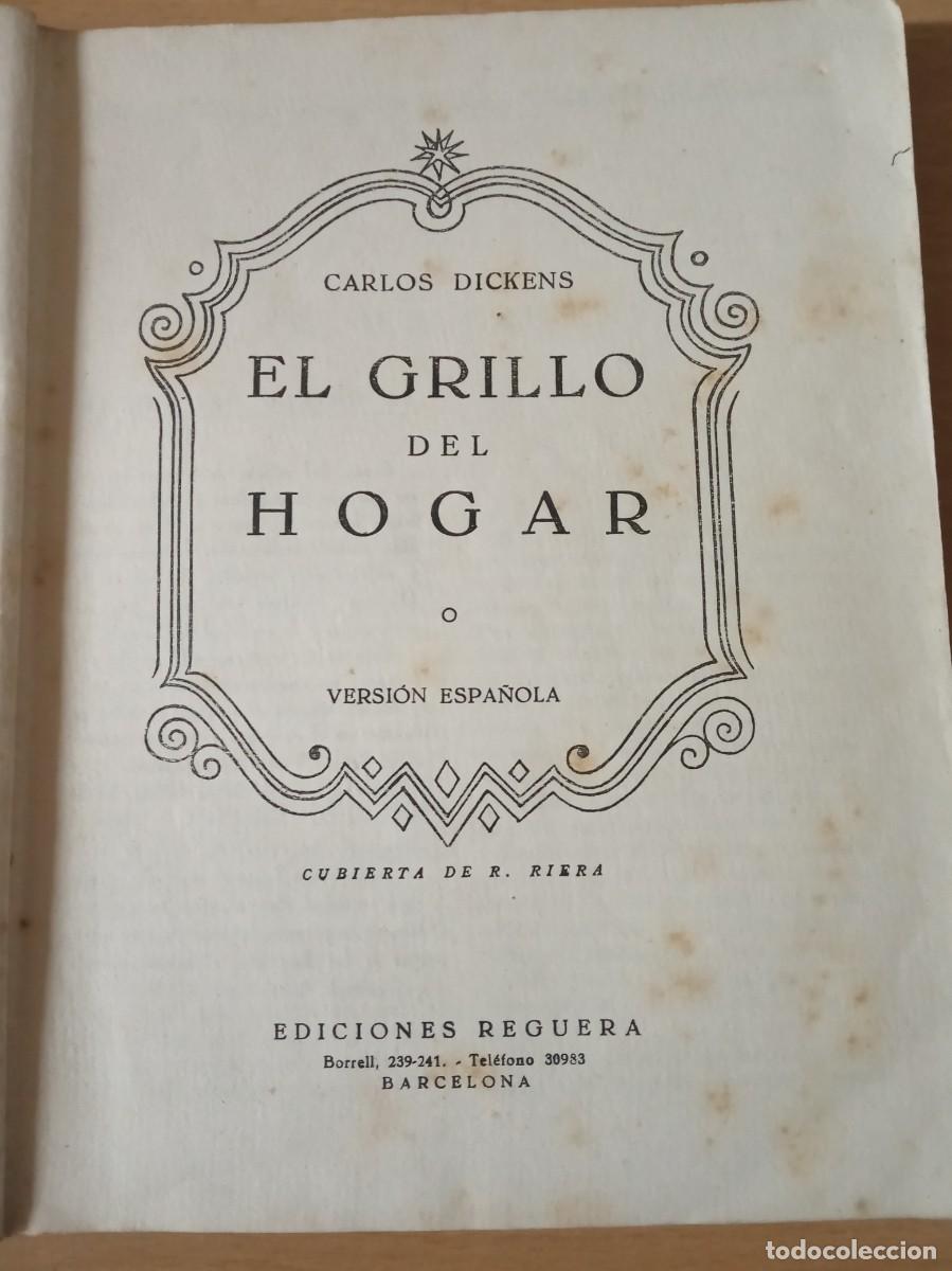Libros de segunda mano: NOVELA: EL GRILLO DEL DEL HOGAR DE CARLOS DICKENS - Foto 6