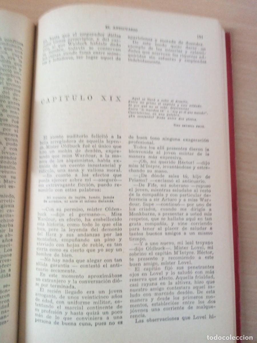 Libros de segunda mano: NOVELA: EL ANTICUARIO DE WALTER SCOTT - Foto 9