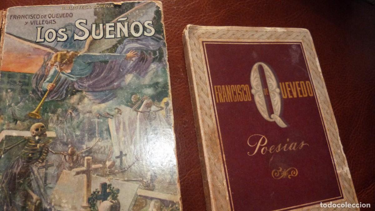 Libros de segunda mano: POESIAS- LOS SUE&Ntilde;OS. FCO.QUEVEDO. DOS ANTIGUAS OBRAS.