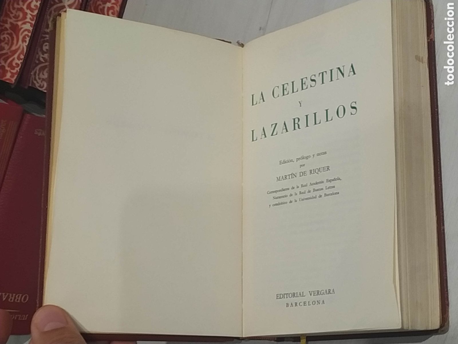 Libros de segunda mano: La Celestina. Lazarillos. Editorial Vergara. - Foto 3