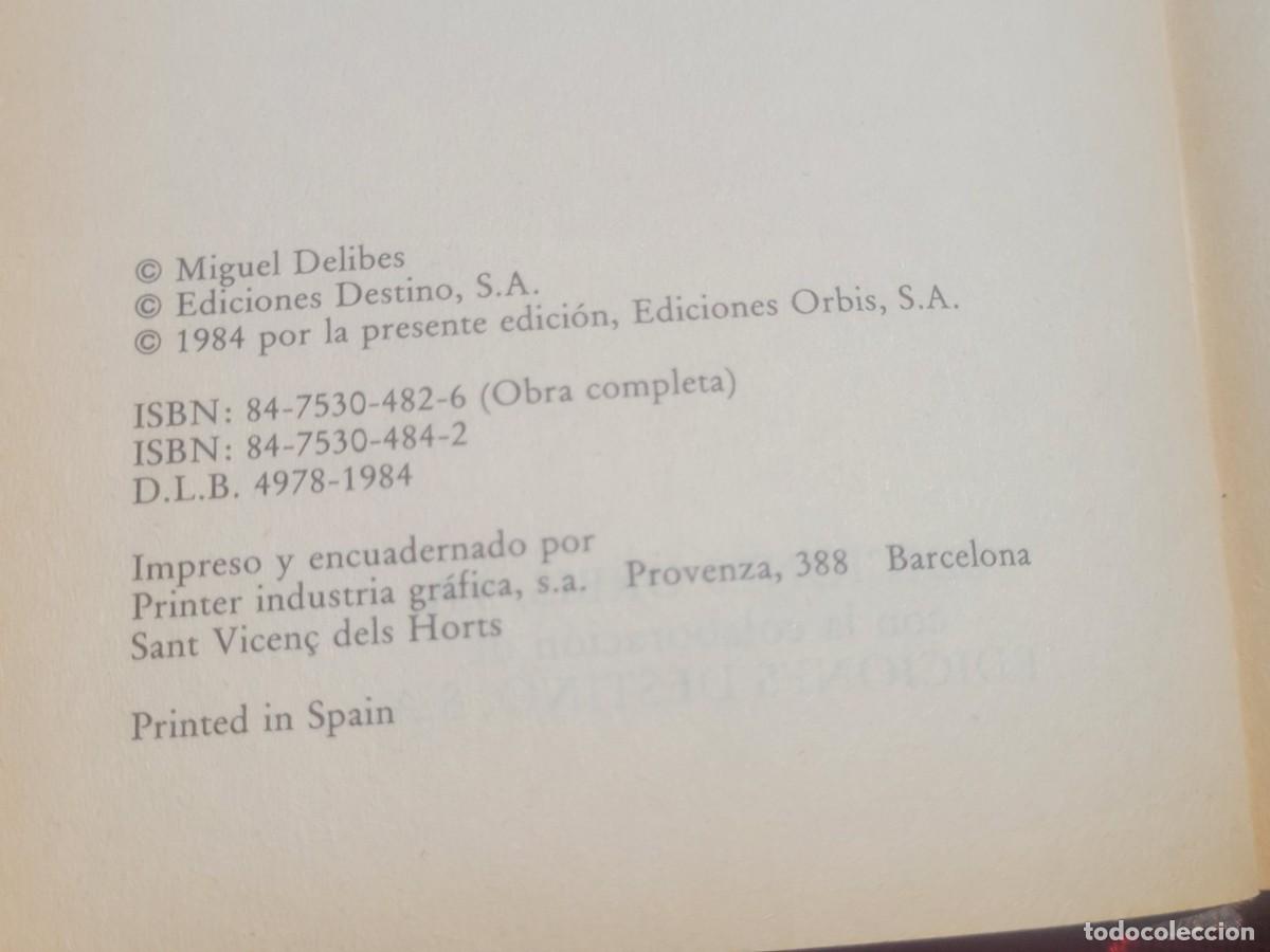 Libros de segunda mano: Miguel Delibes - Cinco horas con Mario, 1984 - Foto 3
