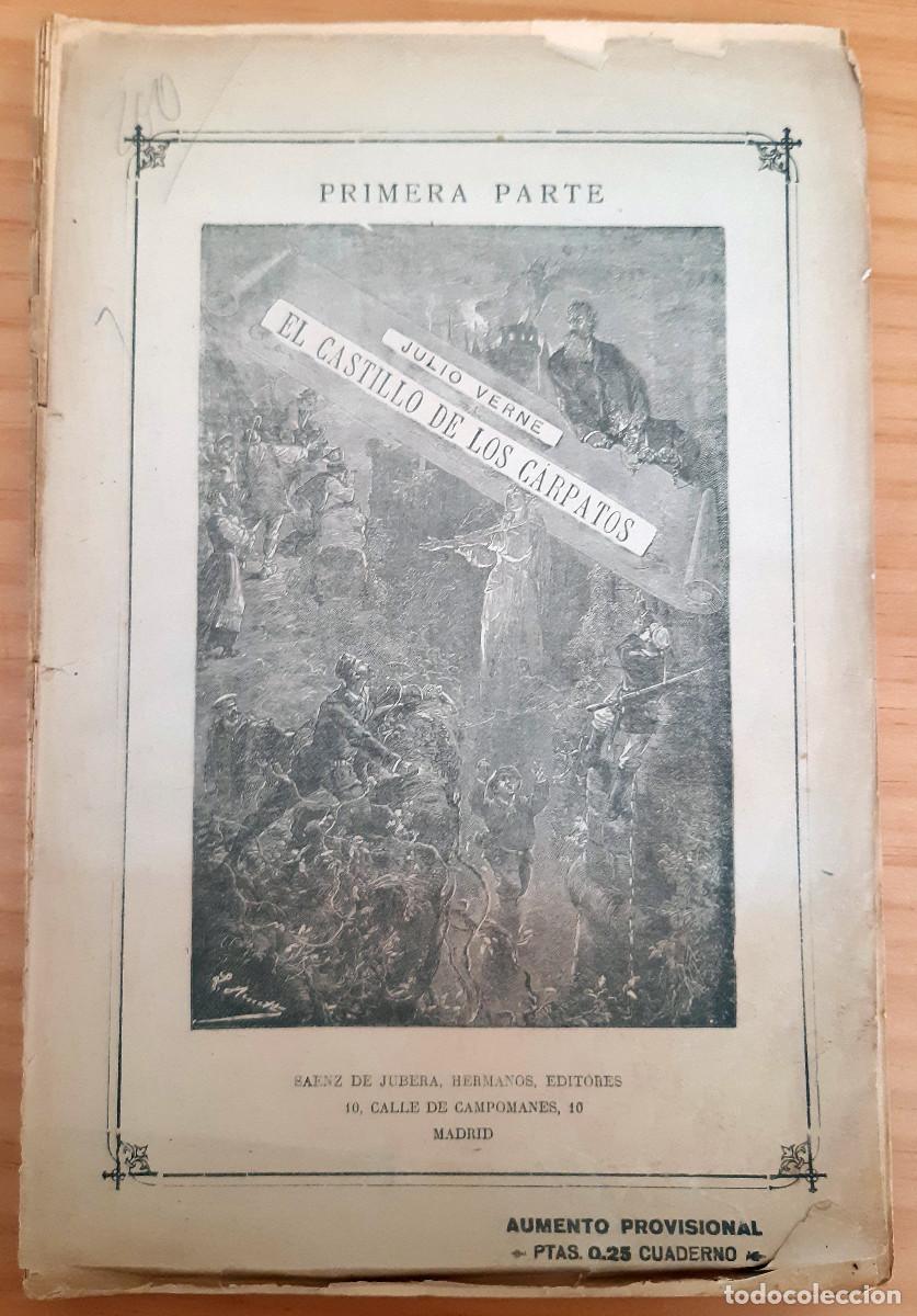 Libros de segunda mano: EL CASTILLO DE LOS C&Aacute;RPATOS - PRIMERA PARTE - JULIO VERNE - Foto 1