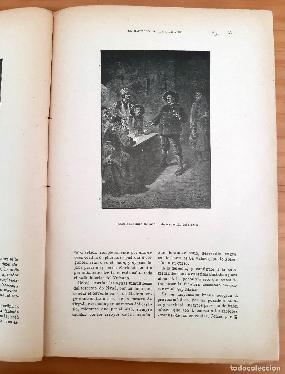 Libros de segunda mano: EL CASTILLO DE LOS C&Aacute;RPATOS - PRIMERA PARTE - JULIO VERNE - Foto 4