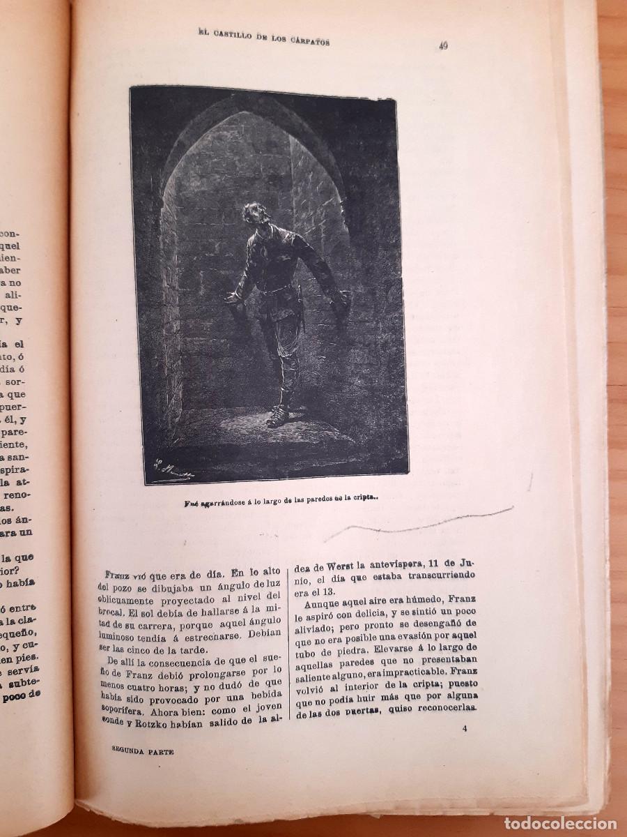 Libros de segunda mano: EL CASTILLO DE LOS C&Aacute;RPATOS - SEGUNDA PARTE - JULIO VERNE - Foto 4