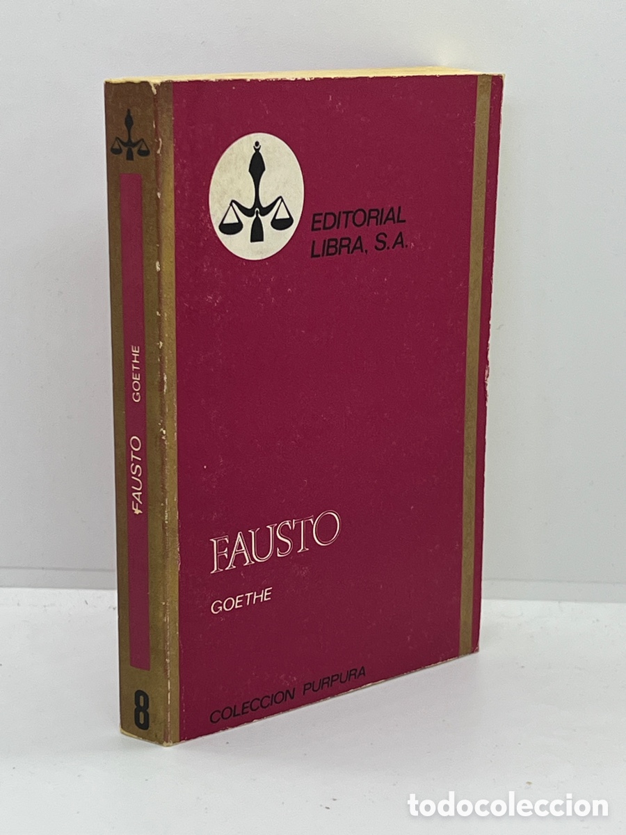 Libros de segunda mano: Libro Fausto - Foto 2