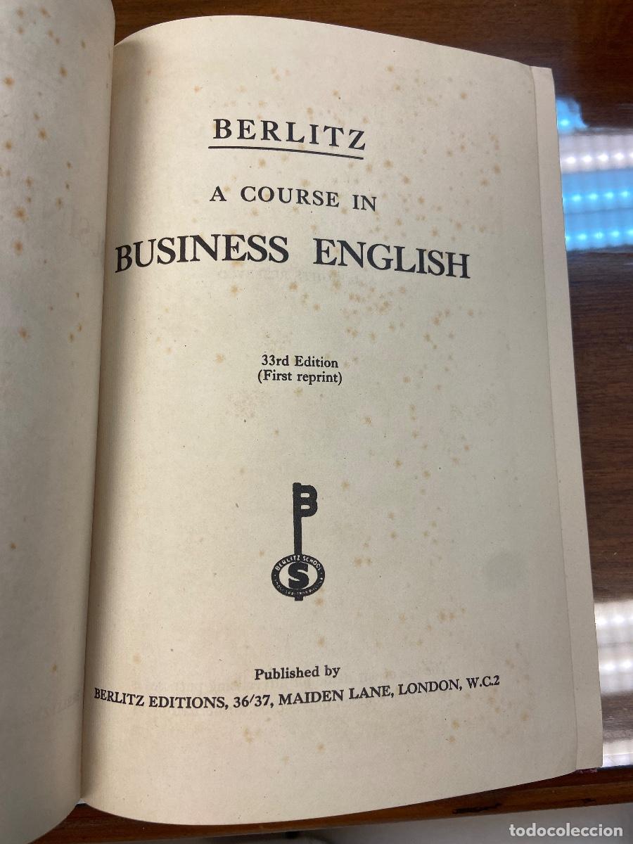 Libros de segunda mano: BERLITZ - BUSINESS ENGLISH - EDICI&Oacute;N 33 - Foto 2