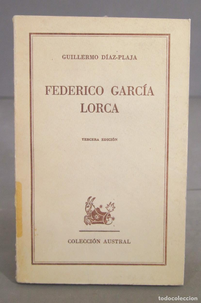 Libros de segunda mano: GARCIA LORCA. DIAZ-PLAJA. 1961. AUSTRAL - Foto 1