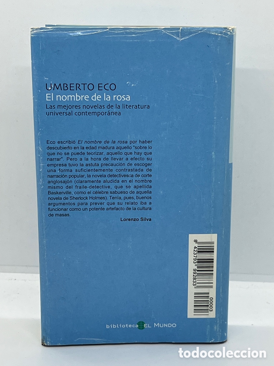Libros de segunda mano: Libro El nombre de la Rosa - Foto 3
