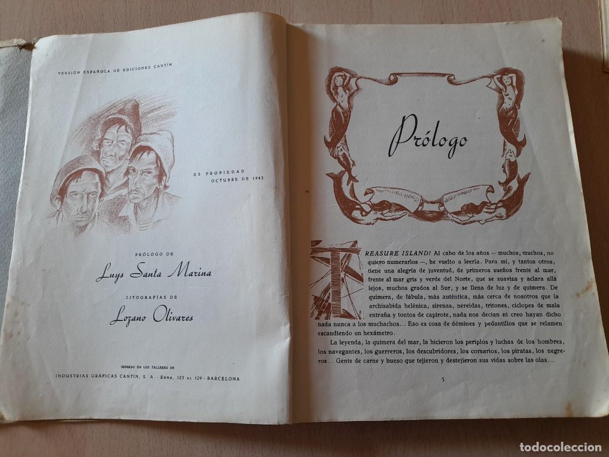 Libros de segunda mano: LA ISLA DEL TESORO. R.L. STEVENSON. HEROICA 1943 - Foto 2