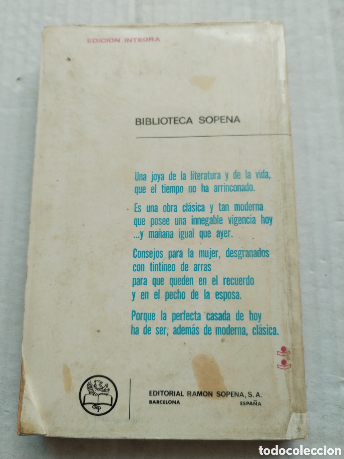 Libros de segunda mano: LA PERFECTA CASADA/FRAY LU&Iacute;S DE LEON - Foto 4