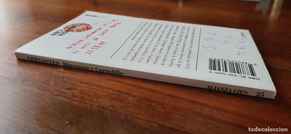 Libros de segunda mano: RINCONETE Y CORTADILLO. CERVANTES. ALIANZA CIEN. - Foto 2
