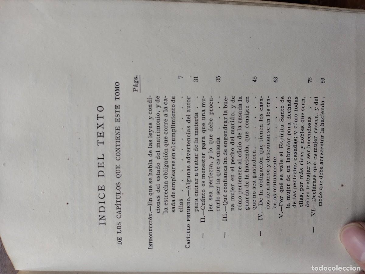 Libros de segunda mano: La perfecta casada Fray Luis de Le&oacute;n 1942 - Foto 5