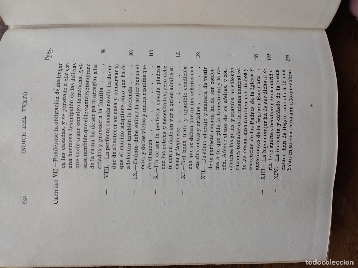 Libros de segunda mano: La perfecta casada Fray Luis de Le&oacute;n 1942 - Foto 6