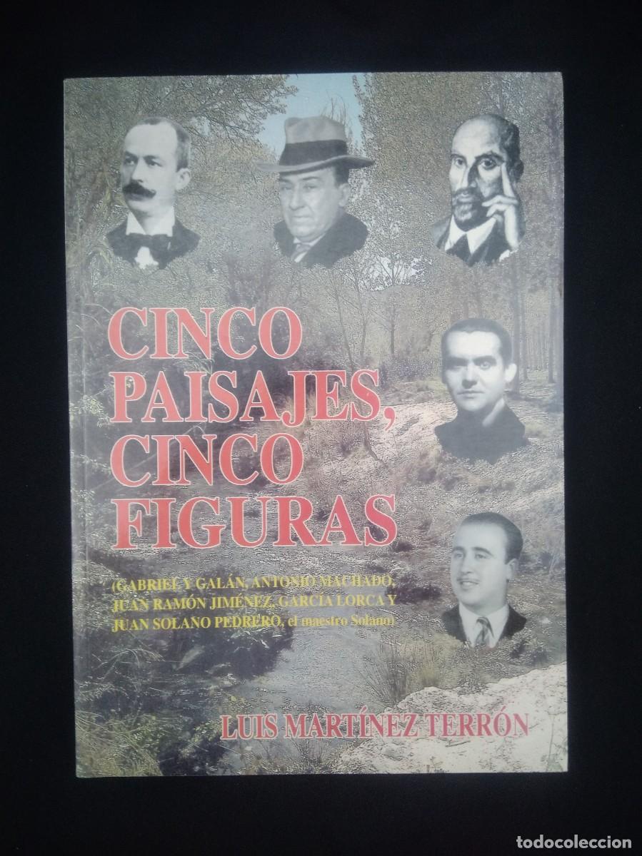 Libros de segunda mano: Libro Cinco paisajes, cinco figuras - Luis Martinez Terron - Foto 1